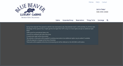 Desktop Screenshot of bluebeavercabins.com